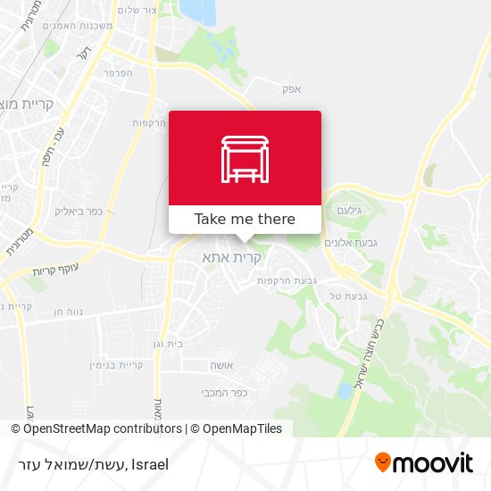 עשת/שמואל עזר map