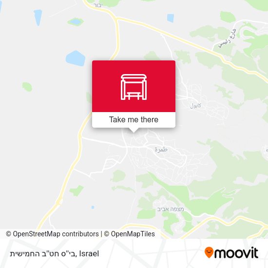 בי''ס חט''ב החמישית map