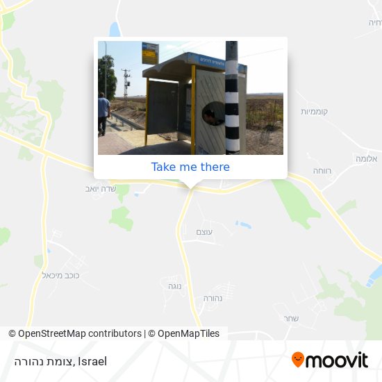 צומת נהורה map