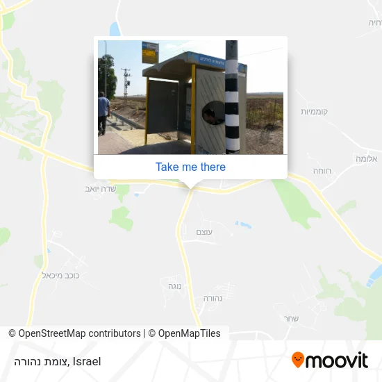 Карта צומת נהורה