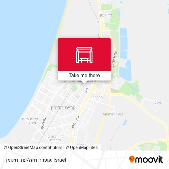 עופרה חזה/עוזי חיטמן map