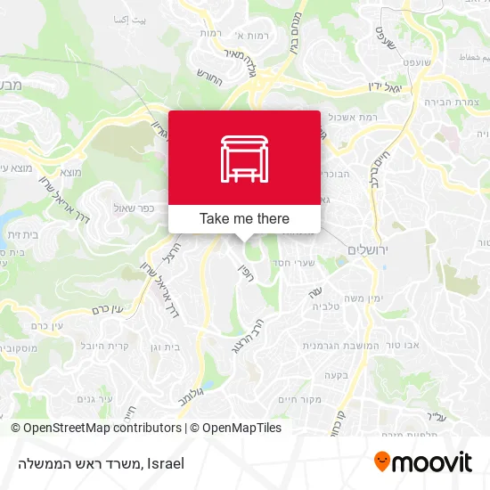 Карта משרד ראש הממשלה