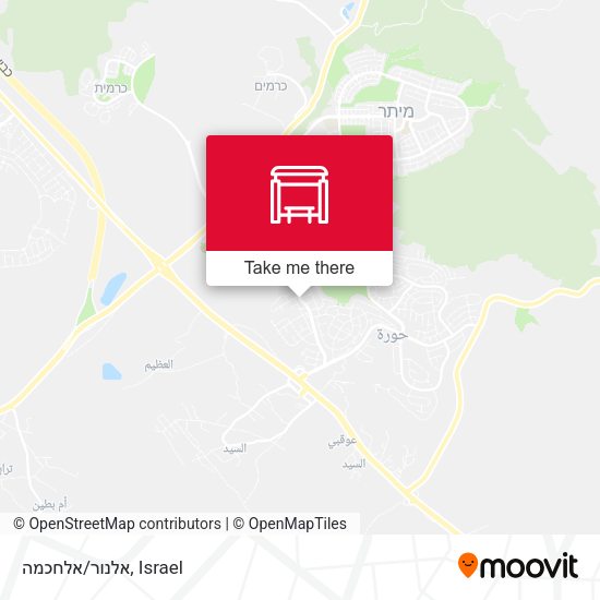 אלנור/אלחכמה map