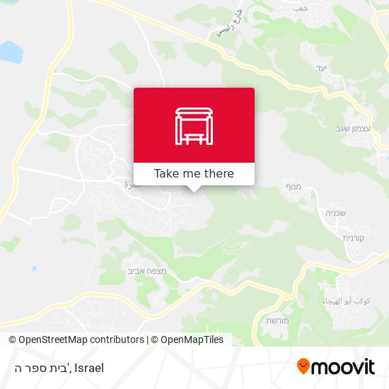 בית ספר ה' map