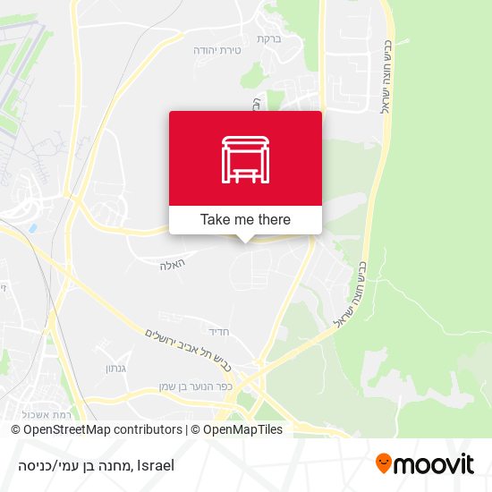 מחנה בן עמי/כניסה map