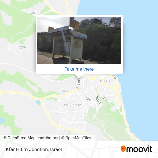 Kfar Hitim Junction map