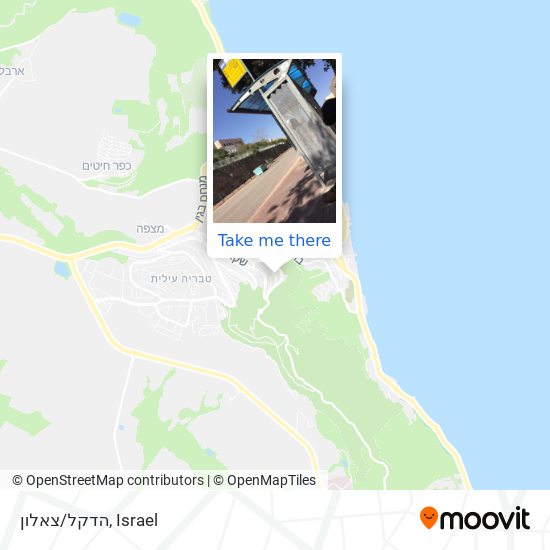 הדקל/צאלון map