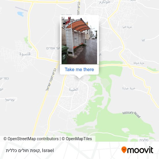קופת חולים כללית map