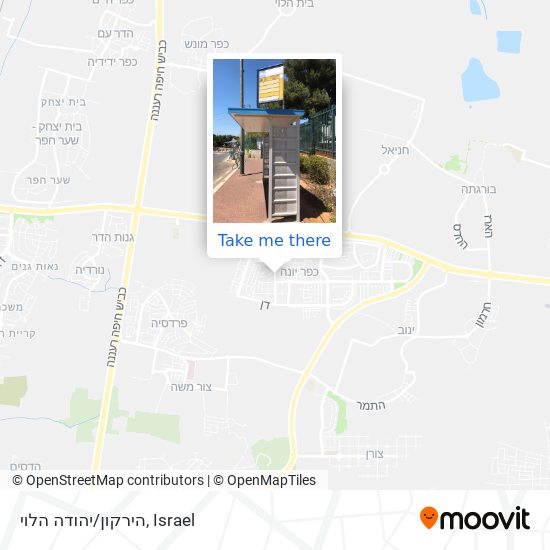 הירקון/יהודה הלוי map