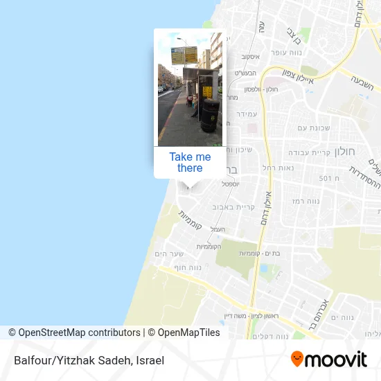 Balfour/Yitzhak Sadeh map