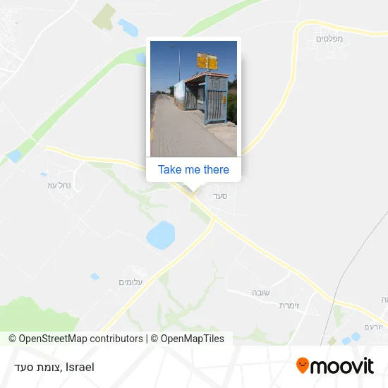 צומת סעד map