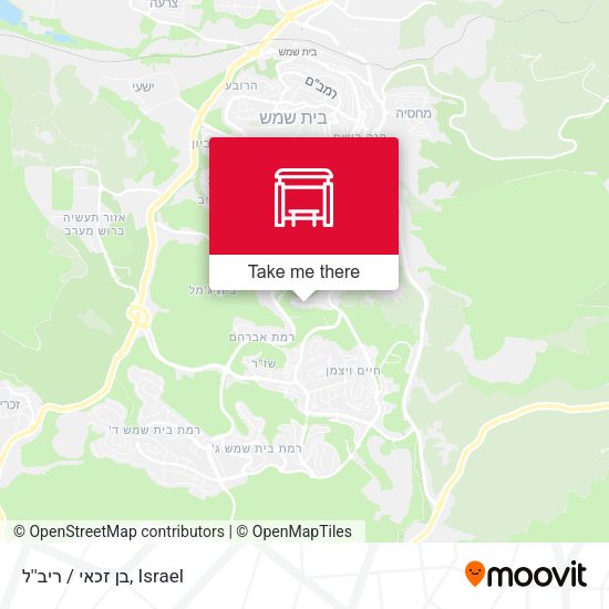 בן זכאי / ריב''ל map