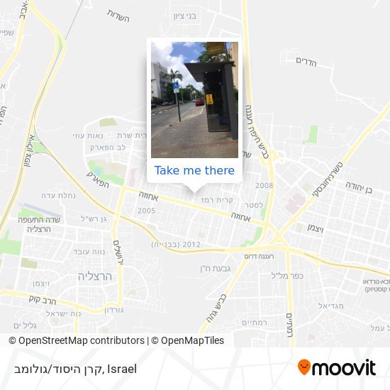 קרן היסוד/גולומב map