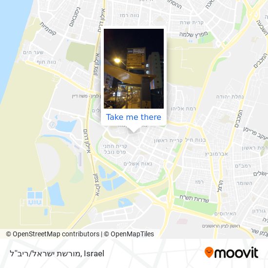 מורשת ישראל/ריב''ל map