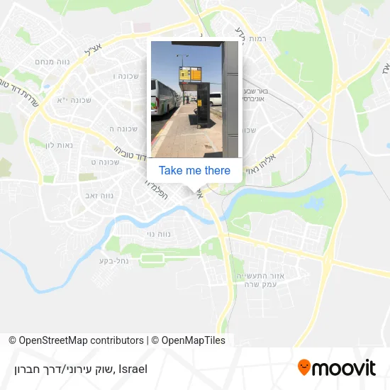 Карта שוק עירוני/דרך חברון