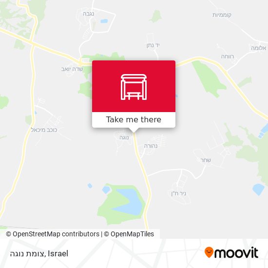 צומת נוגה map