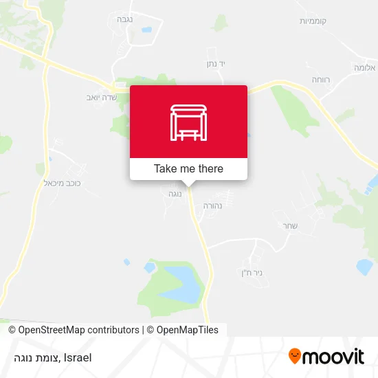Карта צומת נוגה