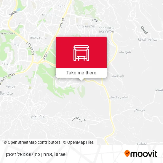 Карта אהרון כהן/עמנואל זיסמן