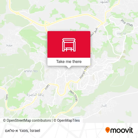 Карта מסגד א-סלאם