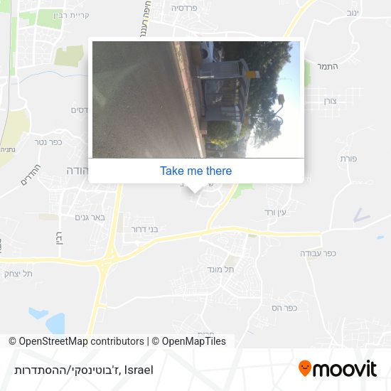 ז'בוטינסקי/ההסתדרות map