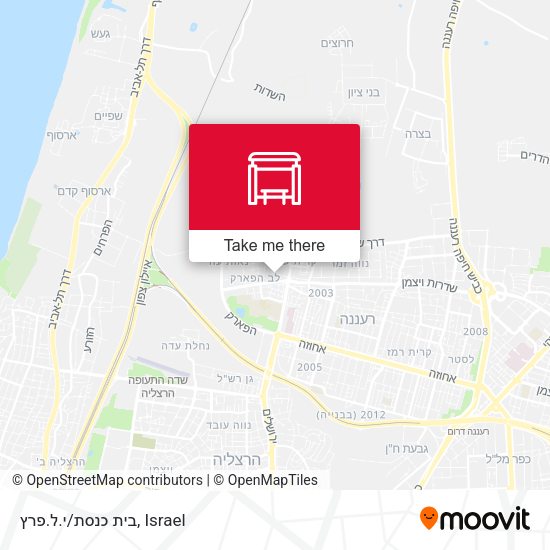 בית כנסת/י.ל.פרץ map
