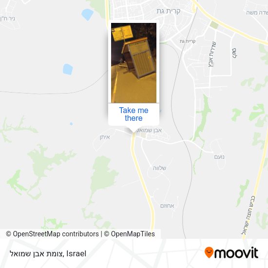 צומת אבן שמואל map