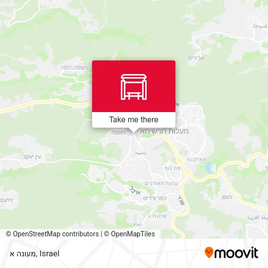 Карта מעונה א