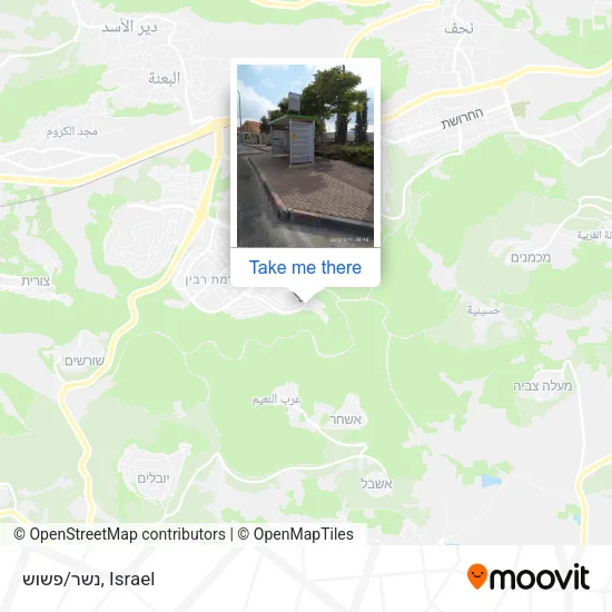 Карта נשר/פשוש