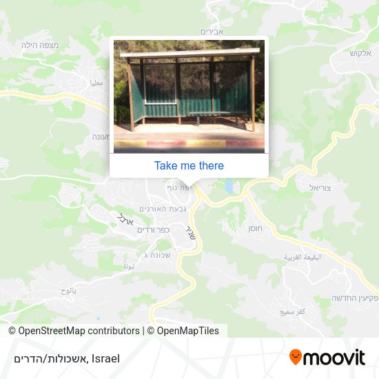 אשכולות/הדרים map