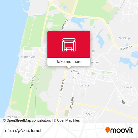 ביאליק/רמב''ם map