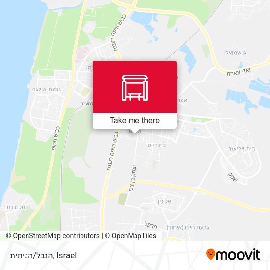 הנבל/הגיתית map