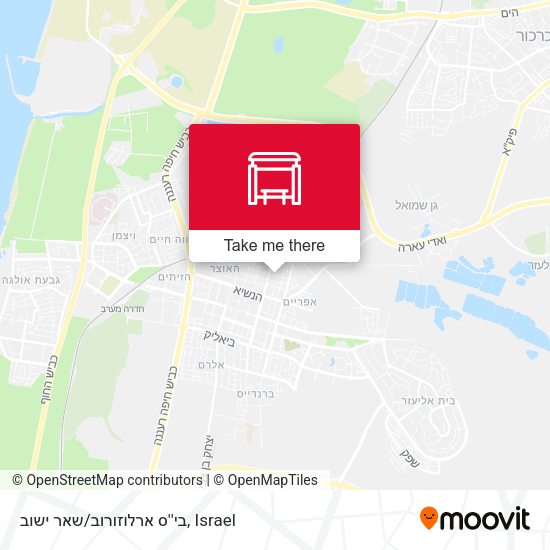 בי''ס ארלוזורוב/שאר ישוב map