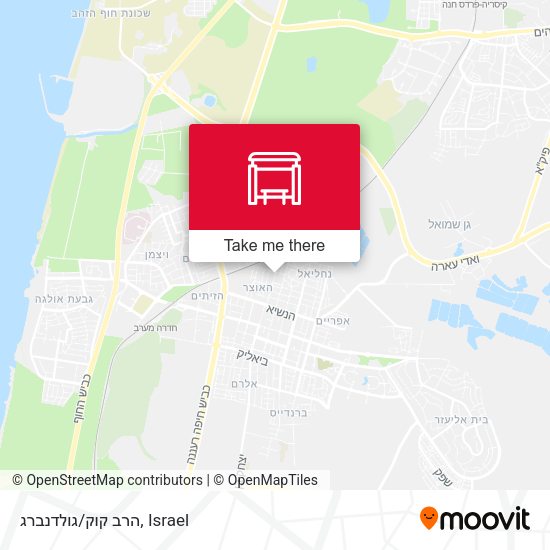הרב קוק/גולדנברג map
