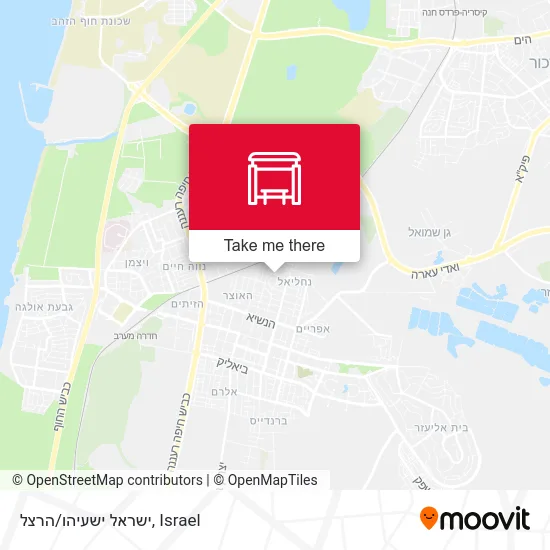 Карта ישראל ישעיהו/הרצל