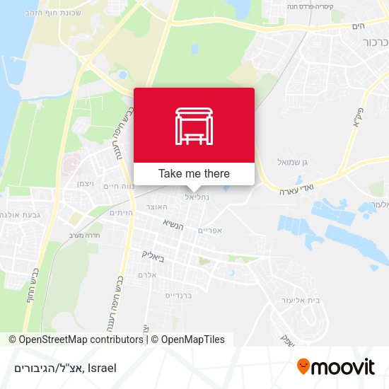 אצ''ל/הגיבורים map