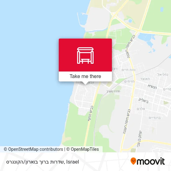 Карта שדרות ברוך בוארון/הקונגרס
