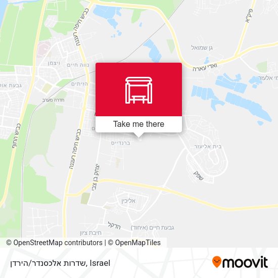 שדרות אלכסנדר/הירדן map