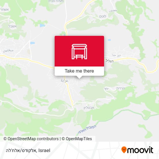 אלקודס/אלח'לה map
