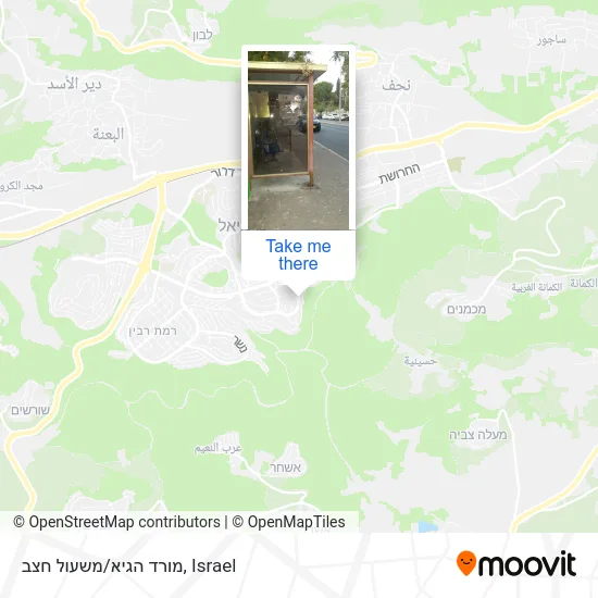 Карта מורד הגיא/משעול חצב