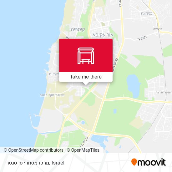 מרכז מסחרי סי סנטר map