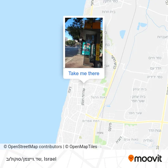 Карта שד.וייצמן/סוקולוב