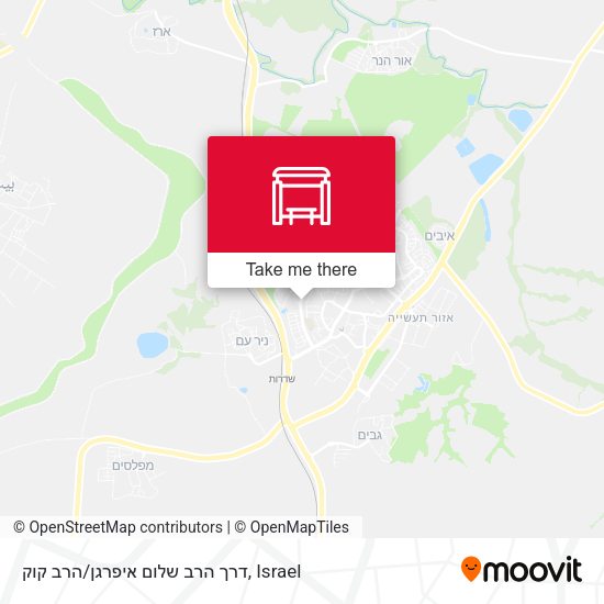 דרך הרב שלום איפרגן/הרב קוק map