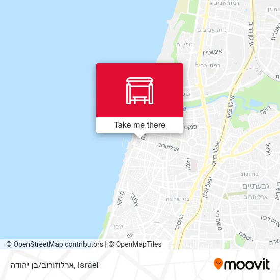 Карта ארלוזורוב/בן יהודה