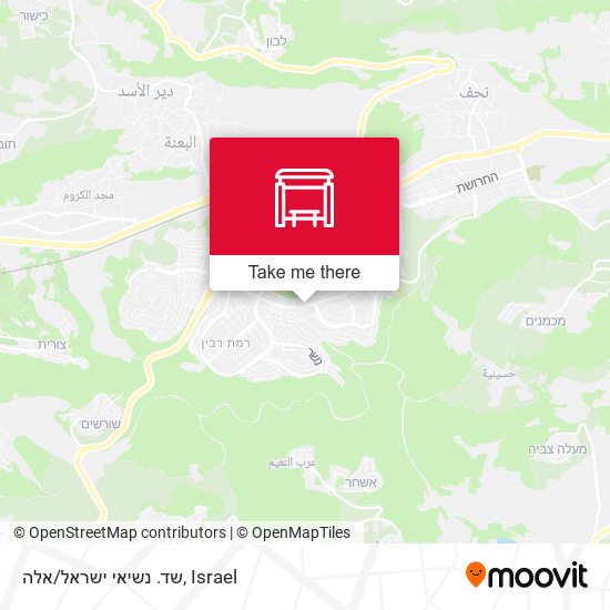 שד. נשיאי ישראל/אלה map