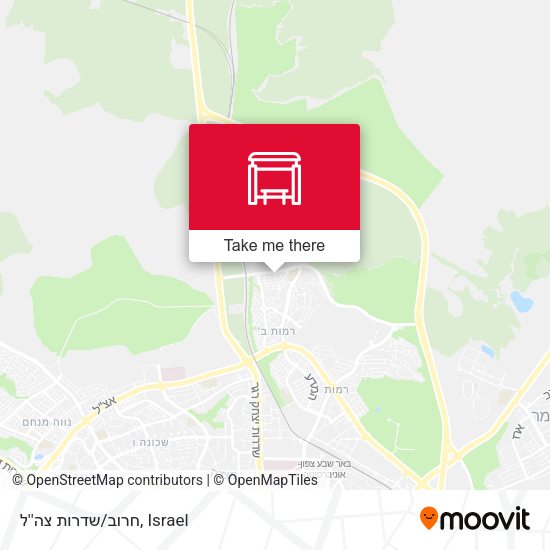 חרוב/שדרות צה''ל map