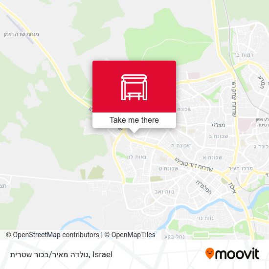 גולדה מאיר/בכור שטרית map