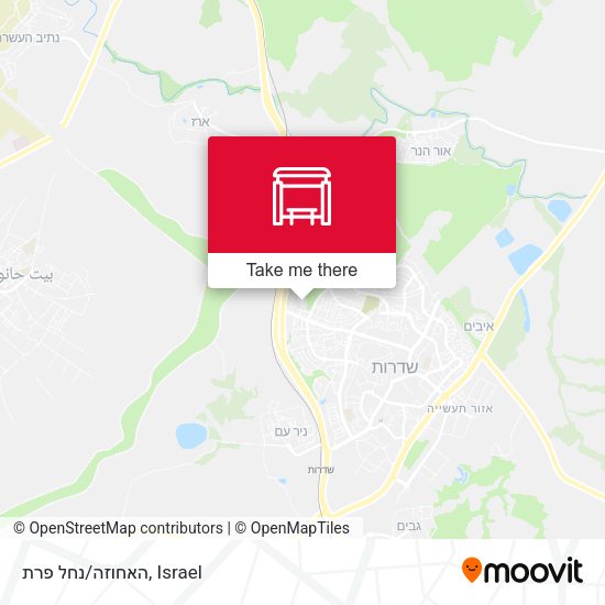 האחוזה/נחל פרת map