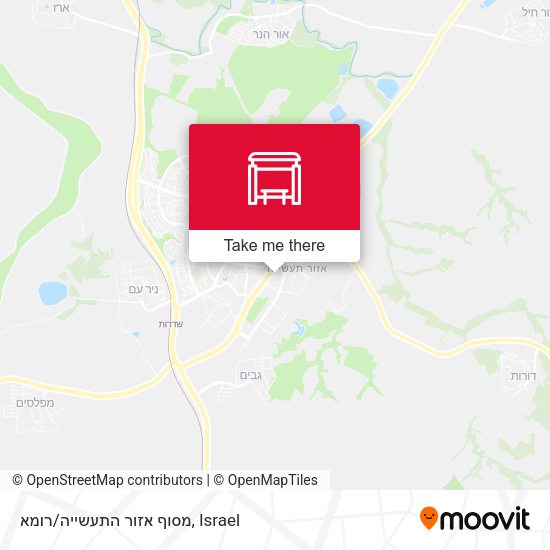מסוף אזור התעשייה/רומא map