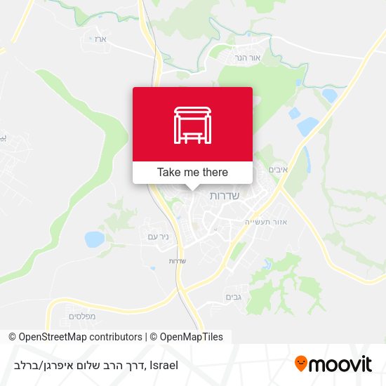 דרך הרב שלום איפרגן/ברלב map