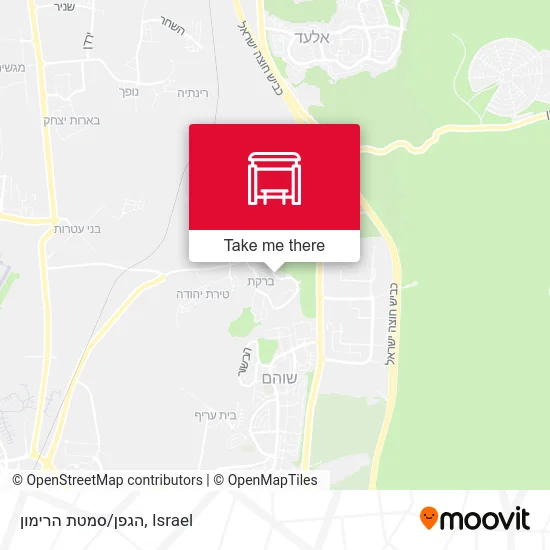 Карта הגפן/סמטת הרימון